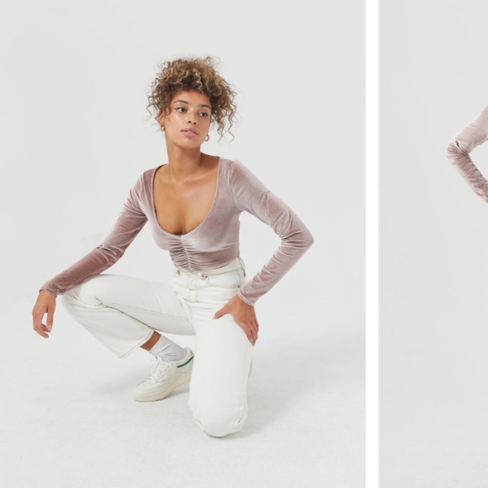 🐈 UO Paradox Ruched Cropped Top (FINAL OFFER!!) - Picture 3 of 8